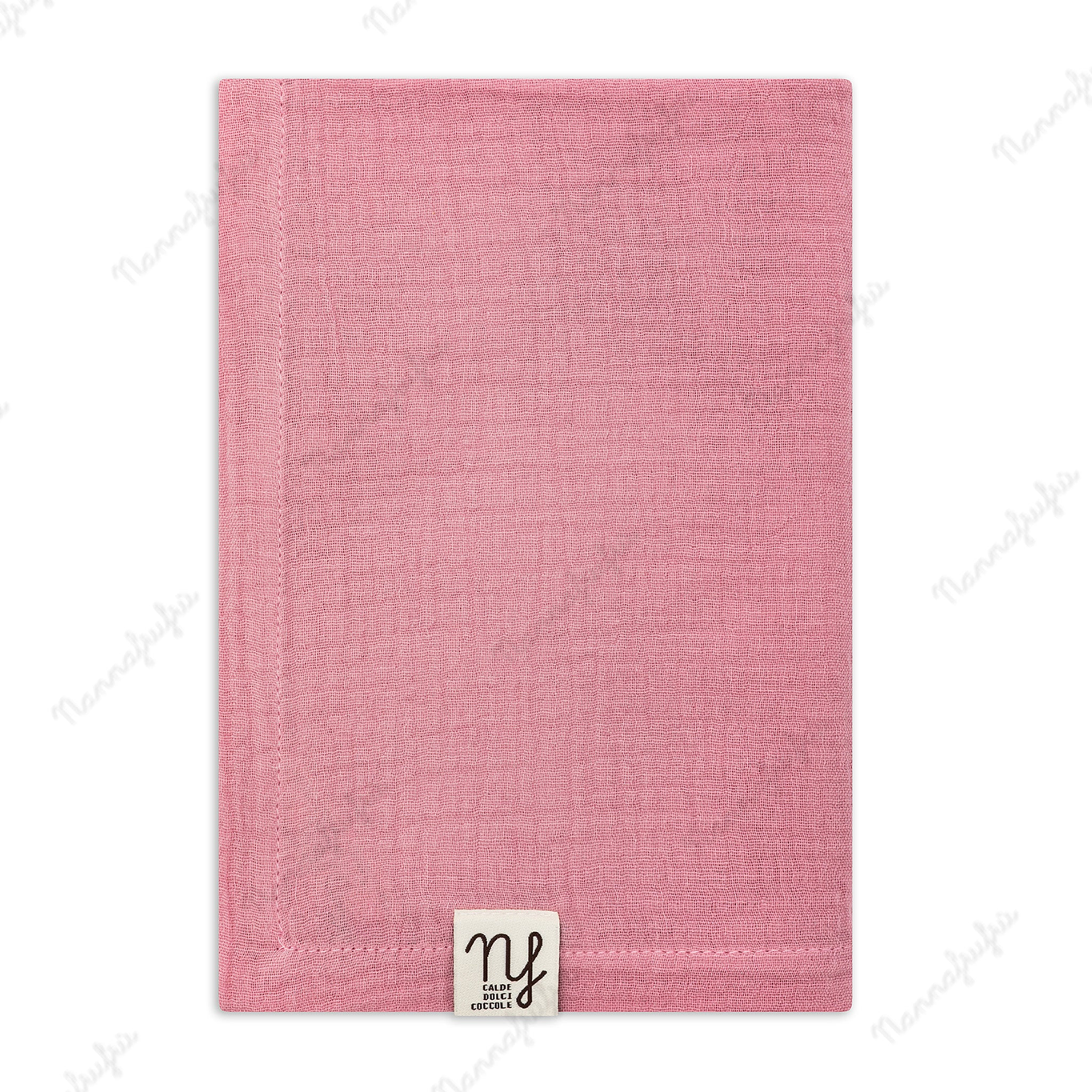 Nannafrufru Mussola Rosa in Cotone